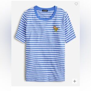 Jcrew Wide-sleeve lemon graphic T-shirt, NWT, size XL